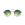 Tens Keaton Tropic High / Gold Sunglasses 1