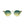 Tens Rae Tropic High / Mint Crystal Sunglasses 1